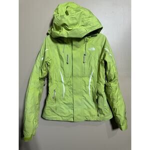 The North Face HyVent RECCO Avalanche System Jacket Womens Small Green Full Zip